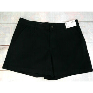 a.n.a Mid Rise Midi Short, Black Women’s Size 14-NWT-RTL $32
